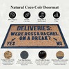 JiXianJu Funny Coir Doormat: Ross and Rachel 'On A Break'