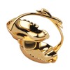 Double Fruit Plate Zinc Alloy Dual Fruit Tray Decorative Fruit