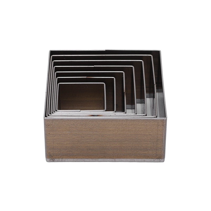 7Pcs Hollow Punch Cutter Squared Design High Carbon Steel Multipurpose