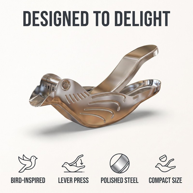 Stainless Steel Lemon Manual Lemon Juicer Squeezer Bird Shape Lemon