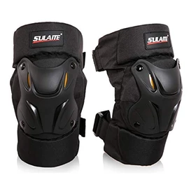 Knee Protector, Knee Guard, Supporter, Left and Right Set, One Size Fits Most, Velcro, For Biking, Survival Games, Work, Gardening, Rock Climbing, Snowboarding Skateboard, MTB, Knee Braces, Knee