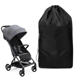 SXCCNW Car Seat Travel Bag, Waterproof Gate Check Bag, Stroller Travel Bag, Pushchair Cover Storage Bag, Universal Stroller Bag for Airplane Travel Gate Check in Waterproof 117 x 53 x 33 cm Black