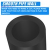 ERGAOBOY Black 10M Polyurethane PU Air Hose Pipe Kit, 6mm