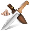 Purple Dragon Heavy Duty Machete for Cutting Trees-Fixed Blade Knife
