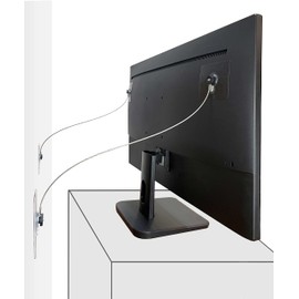 18 inches Stainless Steel Furniture Straps for Baby Proofing, No-Drill Furniture Anchors Earthquake Straps, Prevent Falling and Anti Tip TV Safety Straps, 6 Pcs