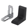 (TUISKU) Angle Brackets L-Shaped Plastic Cover Corner Brackets Right Angle