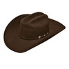 Ariat Unisex Adult Wool Cowboy Hat, Chocolate, 7-3/8