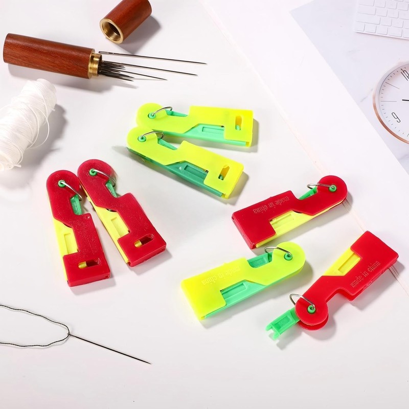 5 Pcs Automatic Needle Threaders – 2025 New Plastic Hand