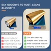 Brushed Gold Tub Spout Without Diverter, Shower Faucet,Brass Adapter,5.3"