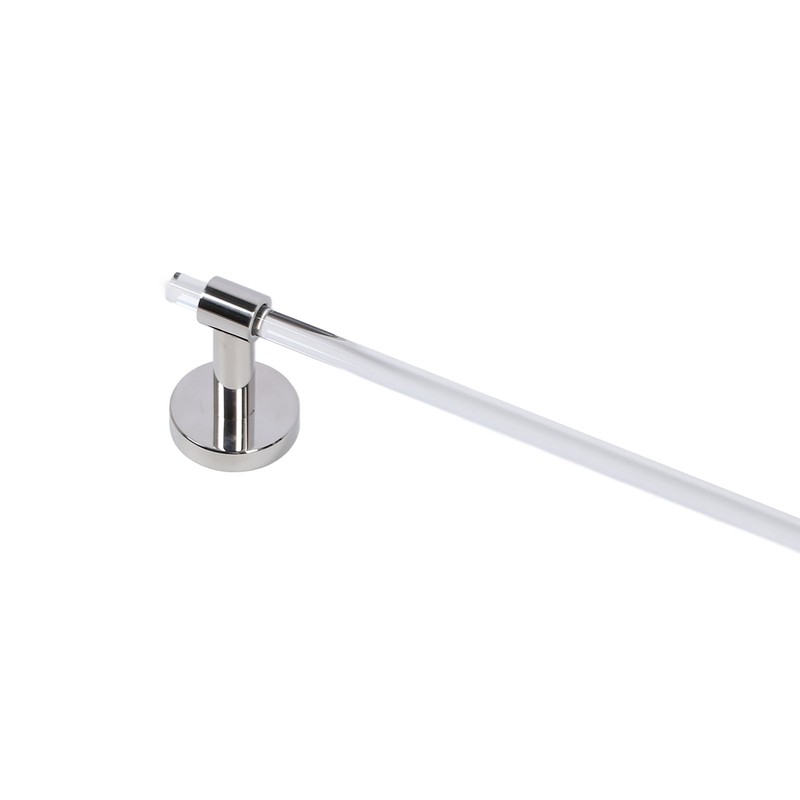 Towel Holder Rod Minimalist Light Luxury Acrylic Wall Mounted Towel