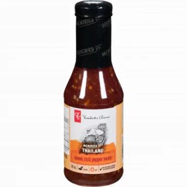 Loblaws Inc. President's Choice, Memories Of Thailand, Fiery Chili Pepper Sauce, 350ml/11.8oz
