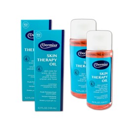 Dermisa Skin Therapy Oil | Multi-Purpose Moisturizing | Contains Vitamin E & A, Chamomile, Rosemary, Calendula, Sunflower, Lavender Extract | 4.2 OZ | Pack of 2