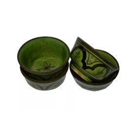 Handmade Moroccan Handmade Dipping Sauce Bowl Set of 4 X-Small Serving Pinch Spice Butter