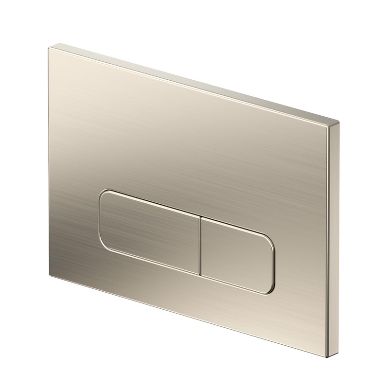 Wunderbad Push Plate Brushed Nickel Compatible with Geberit Duofix Sigma