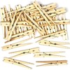 Baker Ross AG292 Natural Wooden Craft Pegs, Ideal for Greeting