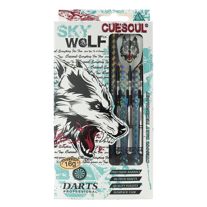 CUESOUL New Soft Tip Darts 3 Complete Darts 16-gram Barrels