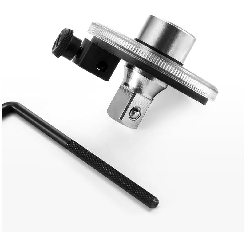 1/2 Inch Torque Wrench Angle Gauge Tool, 360° Adjustable 1/2"