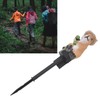 Solar Garden Light Bunny Statue Plastic IP65 Waterproof All Weather