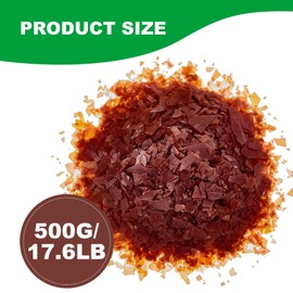 1.1 Lb/ 17.6 oz Shellac Flakes Blonde Shellac Finish for Home Wood Craft Decoration Household Painting Supplies (1 Pack)(Dark Purple)