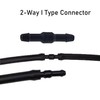 UpAmcarker 24Pcs Windshield Washer Hose Connector Kit 3-way(T-type) 3-way(Y-type)2-way (I-type)
