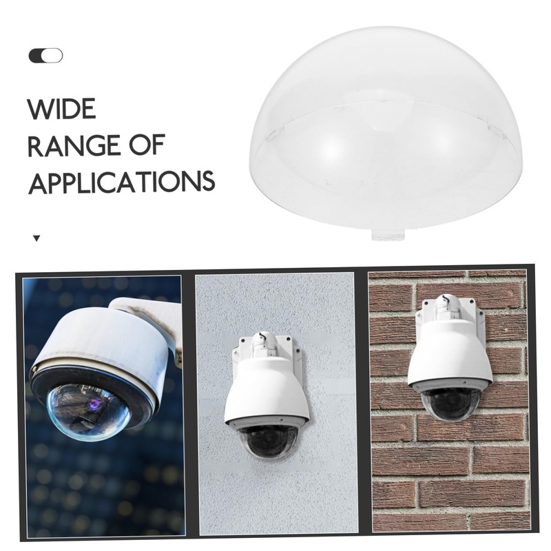 COHEALI Outdoor Security Camera Dome Cover Weatherproof Camera Protective Shield