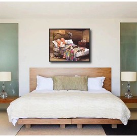 NIHO-JIUMA Home Sweet Home Diamond Painting Kits, 5D Full Drill Diamond Art Kit Canvas Painting Gift for Adult, Home Decor (30X40cm/12x16inches)