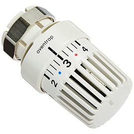 Oventrop Thermostatic Radiator Valve Unilv Suitable for Vaillant with Clamp Connector White