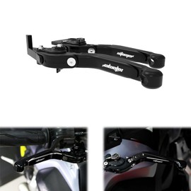 xitomer Motorcycle Brake Clutch Handle Levers, Fit for CMX300 Rebel CMX500 2017-2023, CB500X/F/R 2022-2023 Motorcycle CNC Adjustable Brake Clutch Levers (Black)
