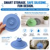 Bathtub Drain Stopper, 6 Inch Silicone Tub Stopper, Reusable Suction