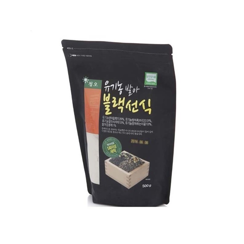 청오건강 청오 유기농 발아 블랙 선식 500g Cheongo Health Cheongo