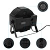 Litake 36 LED Stage Lights,DJ Par Lights Sound Activated,DMX &
