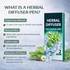 Herbal Diffuser Pen 2 Pack, Mint Non-Electric Personal Aroma Stick