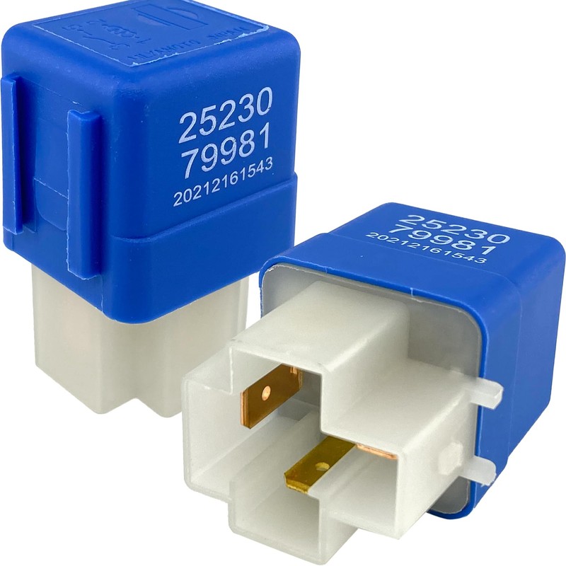 25230-79981 Relay (2-Pack) 12V 25A 4-Pin SPST Automotive Power Relay