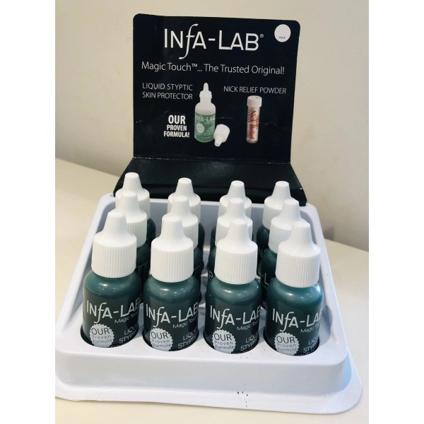 Infa-Lab 12 Pcs Infa-Lab MAGIC TOUCH Liquid Styptic Nails Stop