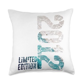 12. Geburtstag Mädchen 12. Geburtstag Deko Junge 12th Birthday Boy Girl 12 Years 2012 Funny Gift Throw Pillow, 18x18, Multicolor