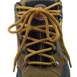 1 Pair - proTOUGH Kevlar Reinforced Heavy Duty Boot Laces Shoelaces (102 Inch 260 cm, Gold Yellow Brown)