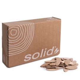 SOLID Flat Dowel Wooden Dowels Size 20 Compatible with Dowel Milling Cutter Lamello Milling Cutter 200 Pieces Connection Plates Made of Beech Dowels Like Lamello Wood Beech Wood Connections