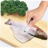 Healeved 12pcs Fish Bone Tongs Stainless Steel Material and Food