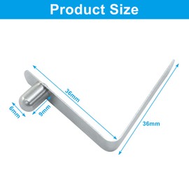 Aoserge 16 Pack Stainless Steel Spring Snap Clips for Kayak Paddle, Tent Pole & More – Durable Rust-Resistant Push Button Locking Tube Pins for Camping, Canopy, RV & Outdoor Gear，6mm