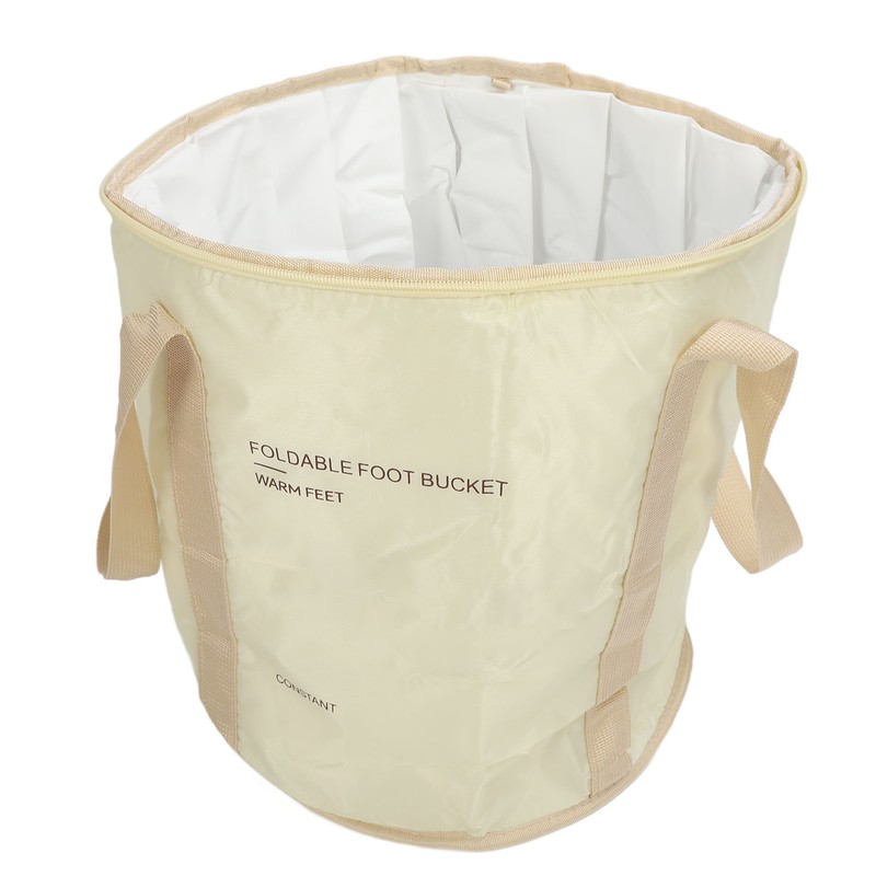 Foldable Foot Soaking Bag 5 Layer Insulation Portable Handle Collapsible