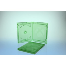 5 Amaray BluRay Cases / Colour: Green Translucent