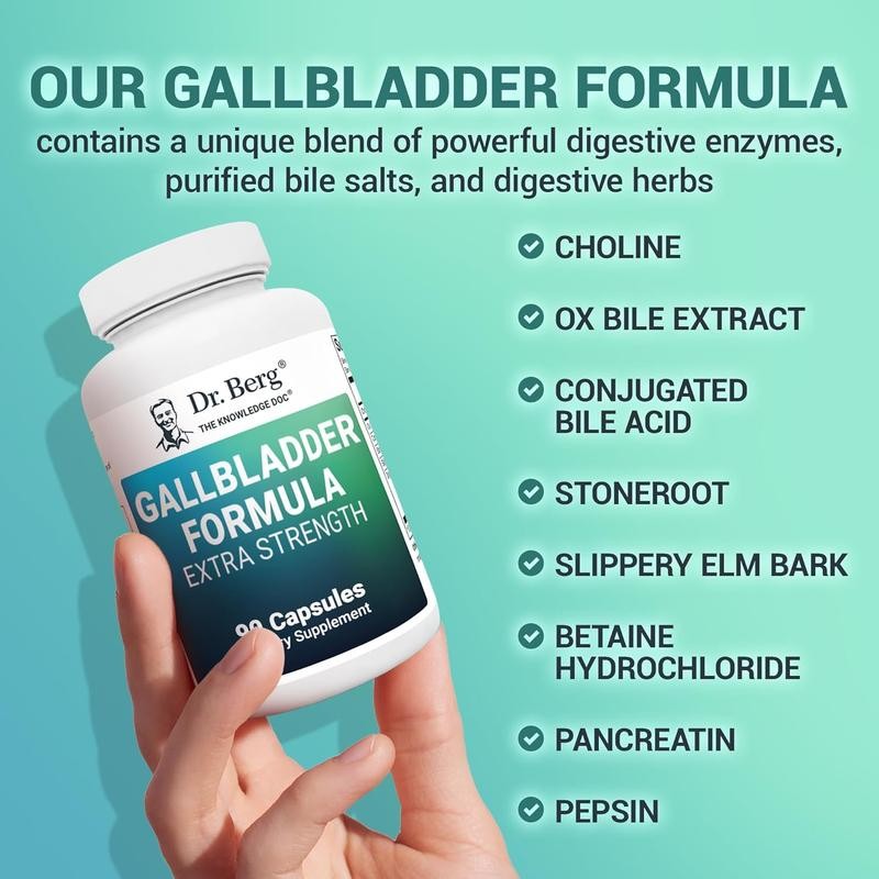 Gallbladder Formula Extra Strength with Ox Bile and Digestive Enzymes-