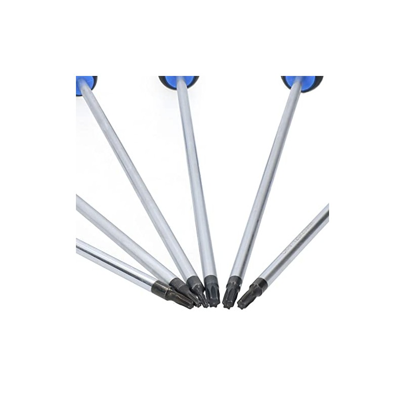 Torx Star Extra Long Screwdrivers T10 - T30 Total Length