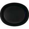 Creative Converting Black Oval Plates, 24 ct