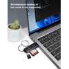 SD Card Reader USB, 2 in 1 Micro SD Adapter