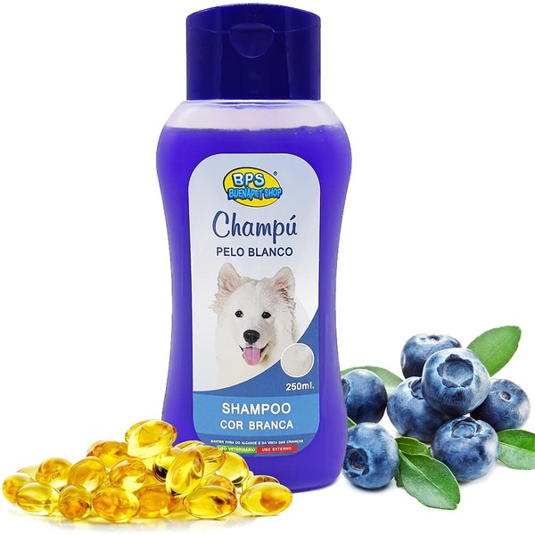 BPS® White Hair Shampoo for All Hair Types and Shampoo for Dogs, Puppies, Pets PSP-50007