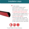 Tintvent D Shape EPDM Foam Rubber Seal with Tape, Self-Adhesive