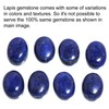 Jeweloporium Blue Natural Lapis Lazuli 925 Sterling Silver Ring for