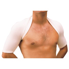 MANIFATTURA BERNINA Elan 5007 Merino Wool Thermal Shoulder Warmer, White