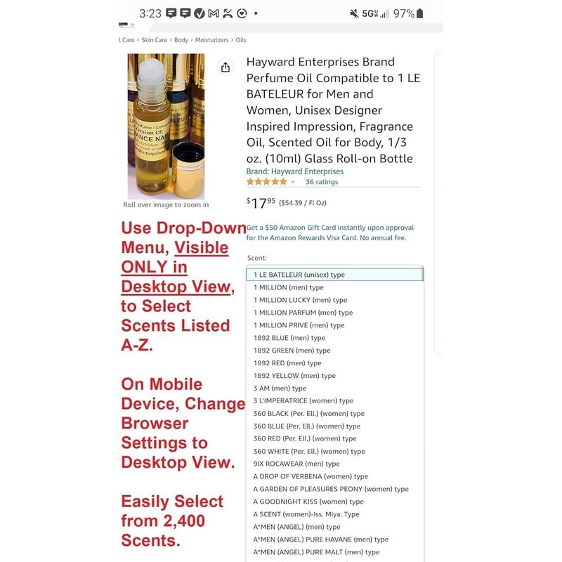 Hayward Enterprises Brand Perfume Oil Comparable to ORANGE BLOSSOM for